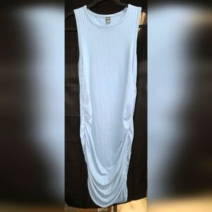 EUC SHEIN Blue Ribbed Knit Dress
